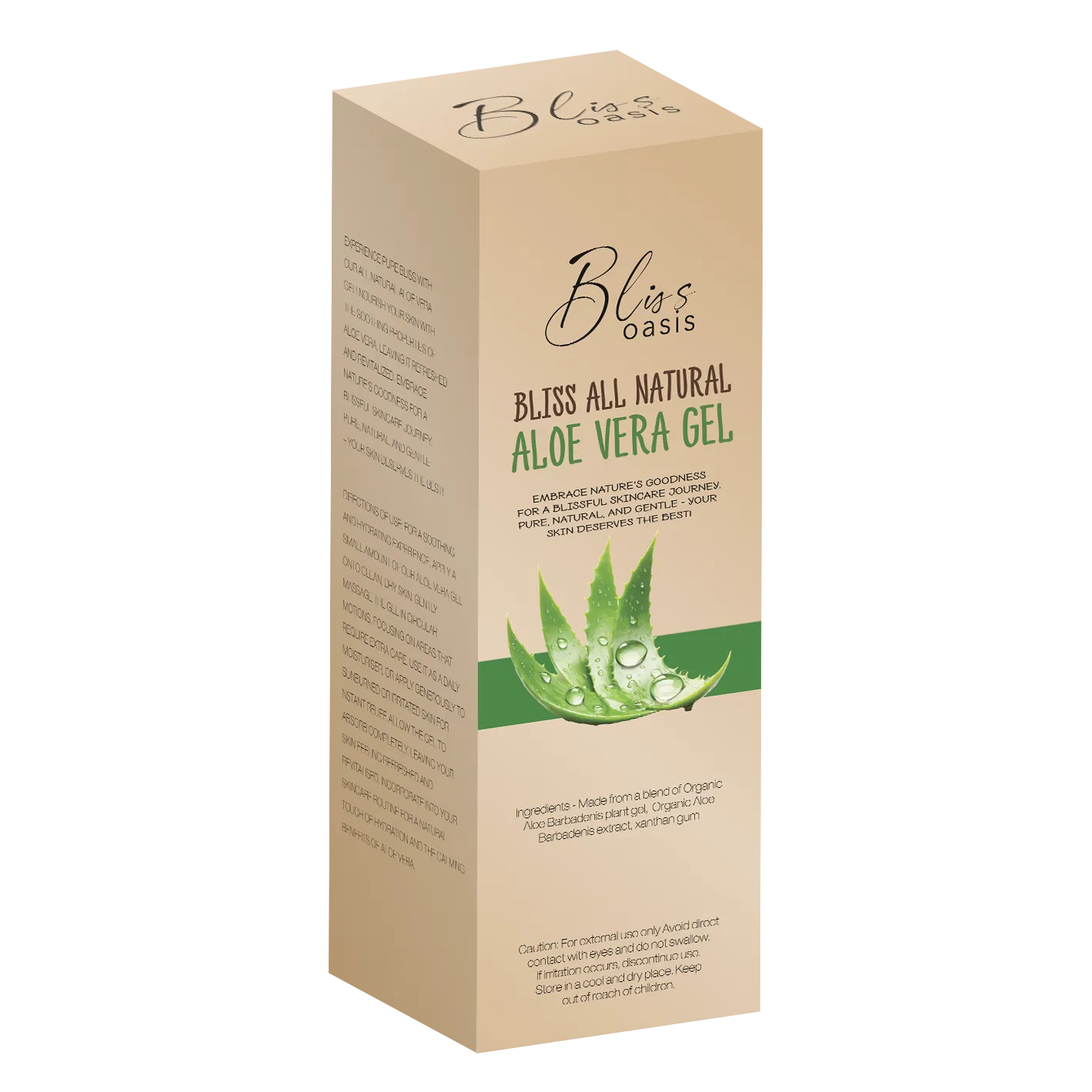 Bliss All Natural Aloe Vera Gel